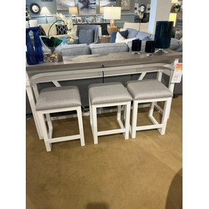 Console Bar & 3 Stools