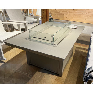 FIRE TABLE W/GLASS GUARD