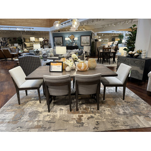 Plank Table & 6 Side Chairs