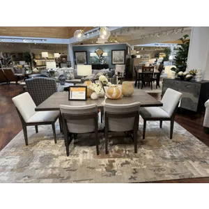 Plank Table & 6 Side Chairs