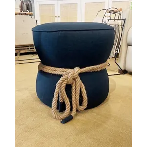 NAUTICAL ROPE OTTOMAN