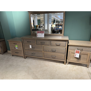 Dresser, Mirror, and 2 Nightstands