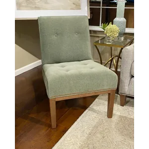 ARMLESS ACCENT CHAIR W/SMALL