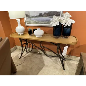 ARTISTIC METAL CONSOLE TABLE