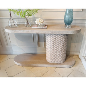TWISTED ROPE CONSOLE TABLE
