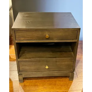 TWO DRAWER NIGHTSTAND