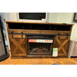 FARMHOUSE 66" FIREPLACE TV UNT