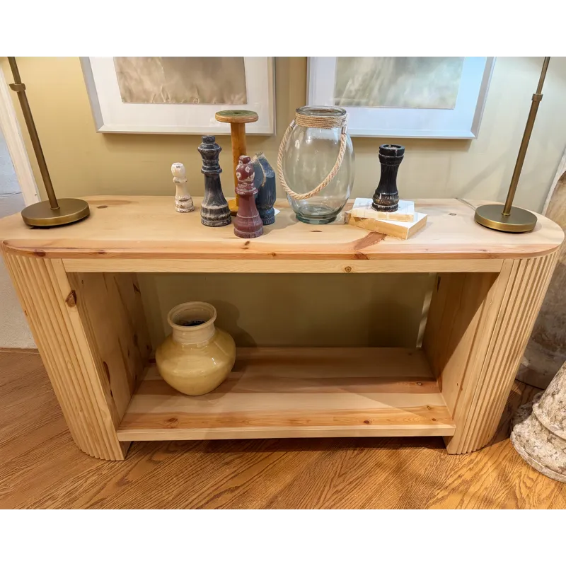 SOFA TABLE W/SHELF