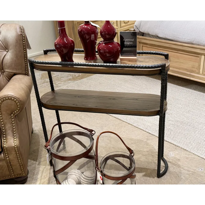 SPA WOOD CONSOLE HAND PLANED