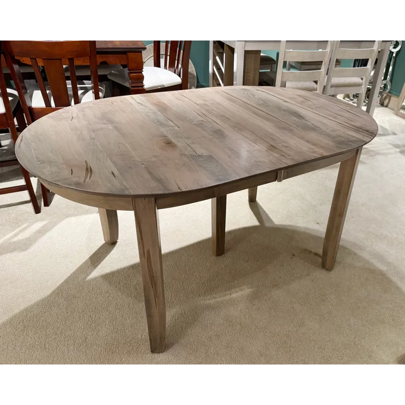 OVAL TABLE WITH 1 12" LEAF