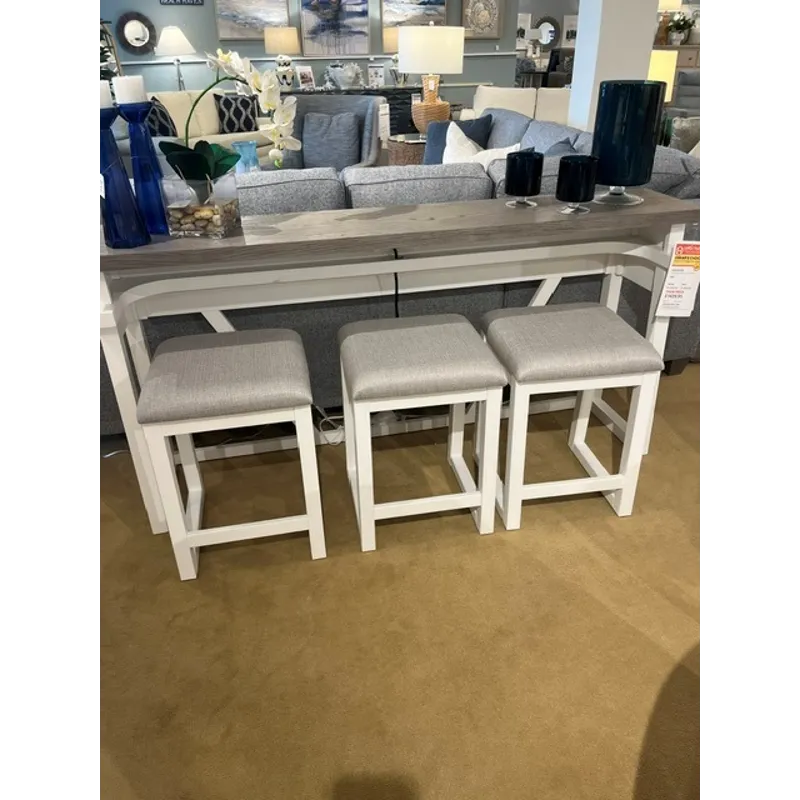 Console Bar & 3 Stools