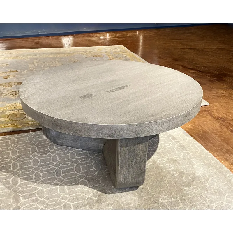 DISTRESSED GREY COFFEE TABLE