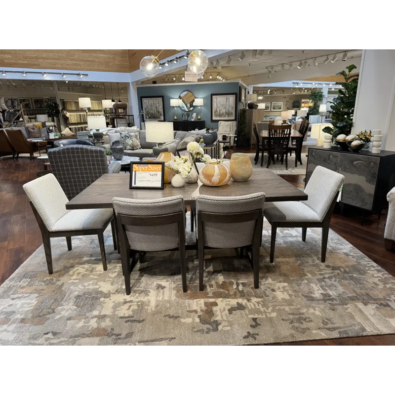 Plank Table & 6 Side Chairs