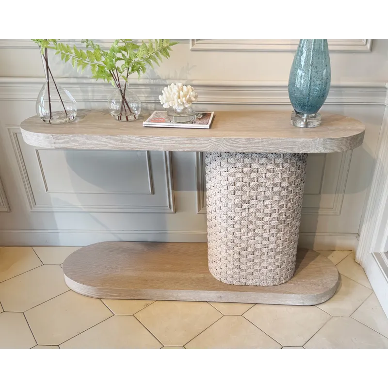TWISTED ROPE CONSOLE TABLE