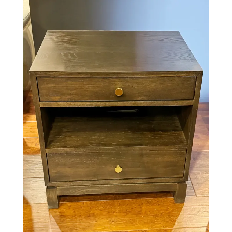 TWO DRAWER NIGHTSTAND