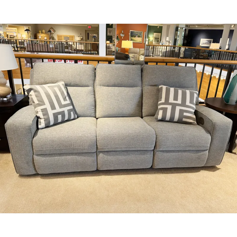 SOFA W POWER RECLINER/HEADREST