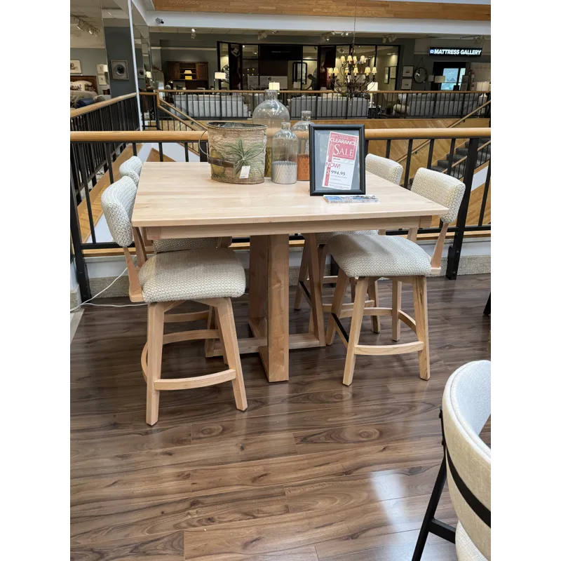 COUNTER TABLE 4 STOOLS
