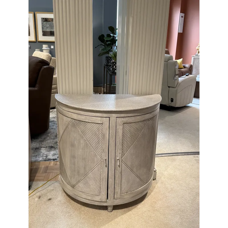 Distressed White Cabinet