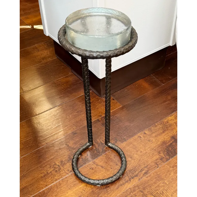 SPA SMALL GLASS DRINK TABLE