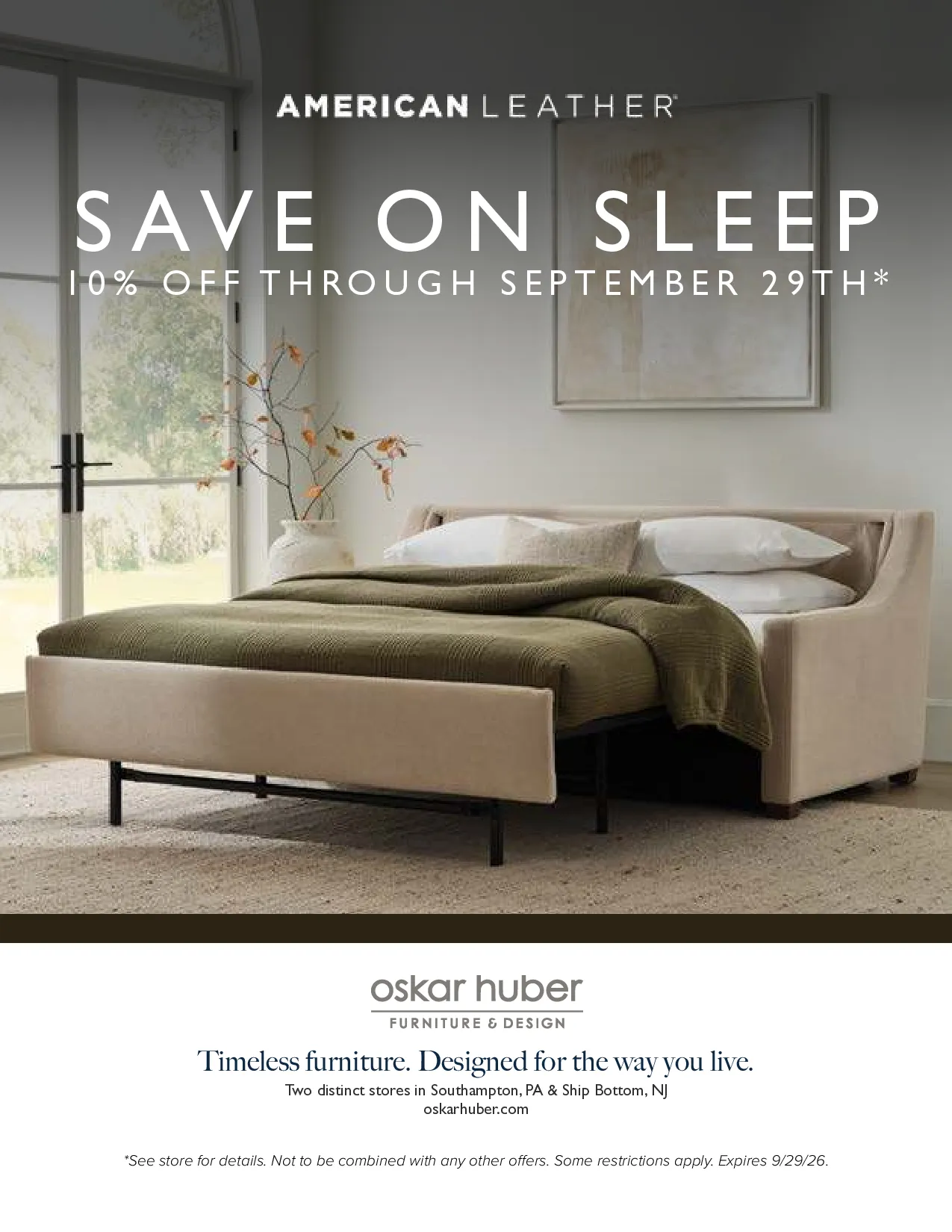 American Leather Sleeper Sale