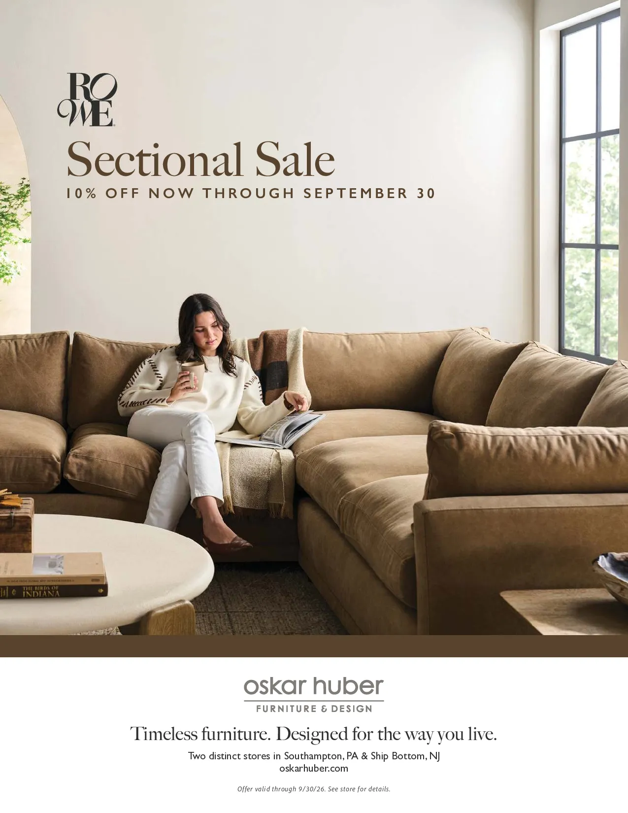 Rowe Sectional Sale