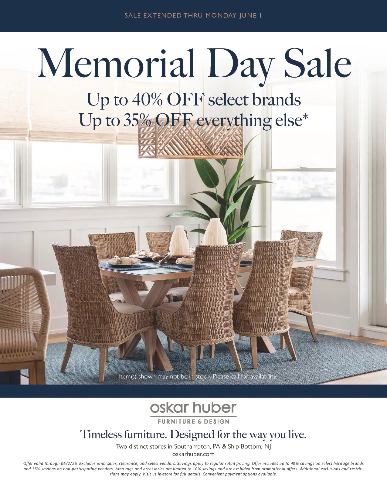 Memorial Day Sale