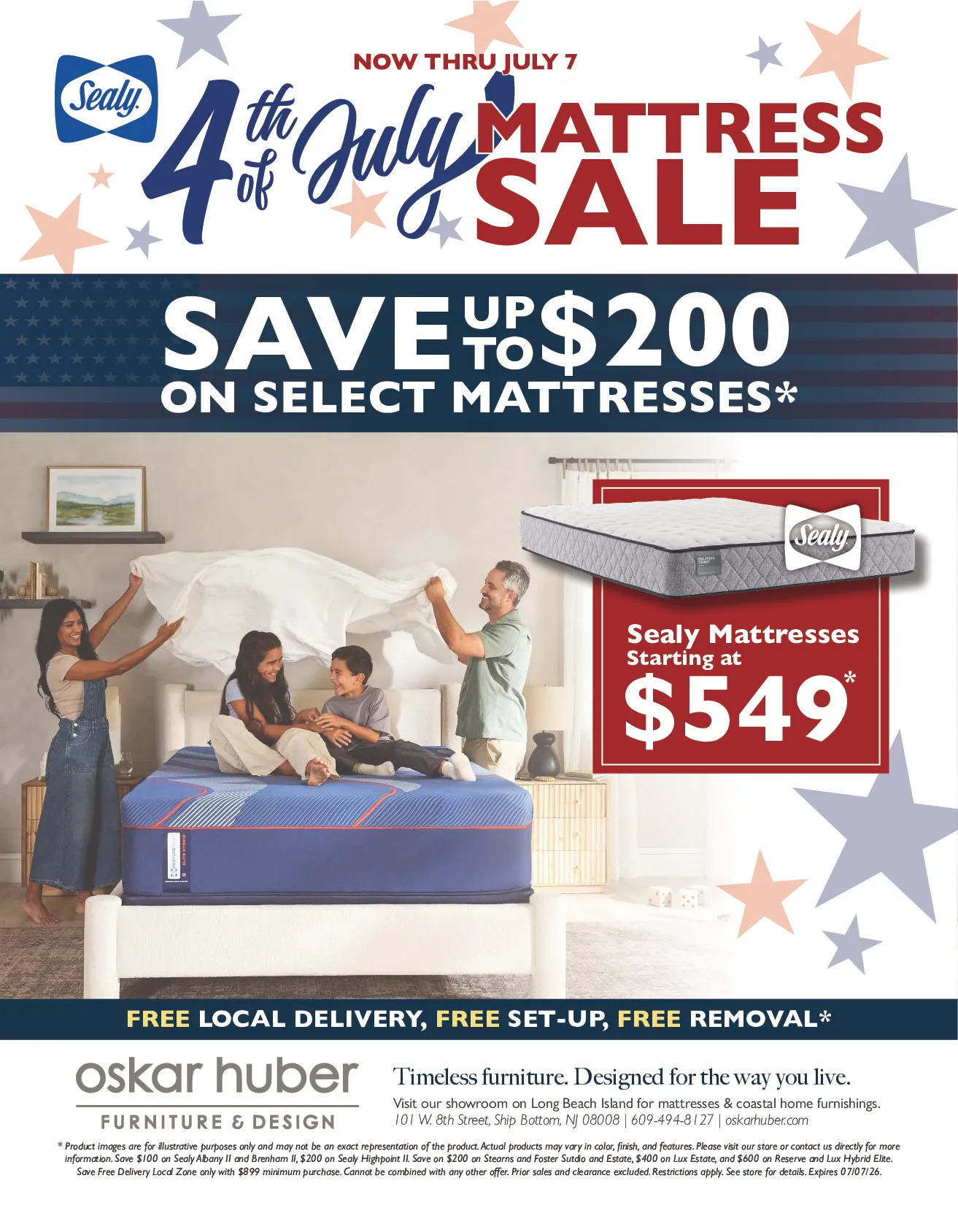 Sealy 4th of July Sale