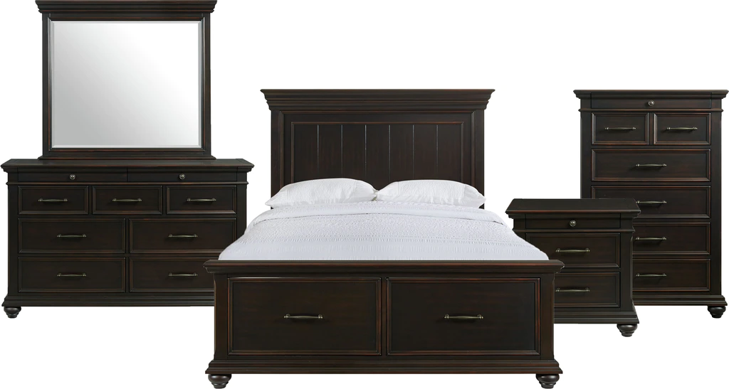Elements International Slater Nightstand - Thumbnail 2