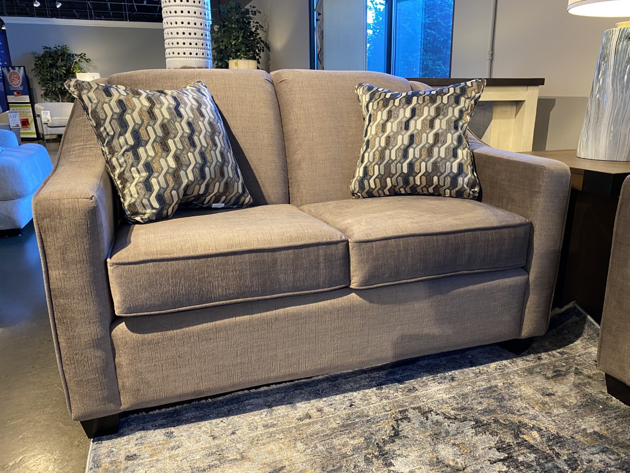 Loveseat 2934L by DecorRest Furniture Ltd. at Old Brick Furniture