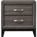 Akerson Nightstand - Grey