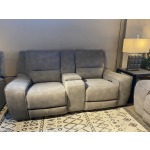Charcoal Double Power Loveseat