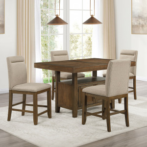 Garland 5 Piece Counter Dining Set - Toffee