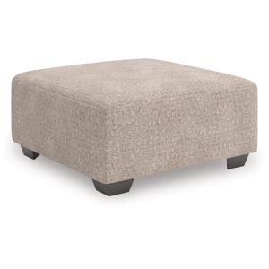 Newellen Oversized Accent Ottoman - Hemp