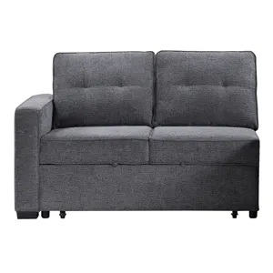 Noah Grey Pullout Loveseat