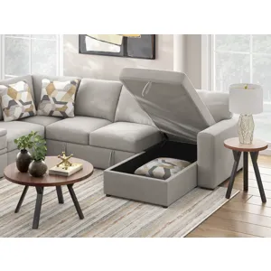 Flaglere 5-Piece Sectional with Pop Up Sleeper and Chaise