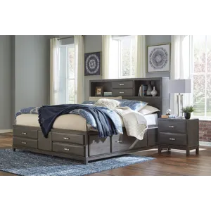 Caitbrook Queen Storage Bed with 8 Drawers