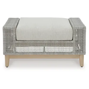 Seton Creek Outdoor Ottoman with Cushion