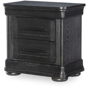 Vintage Market 2 Drawer Nightstand - Kettle Black
