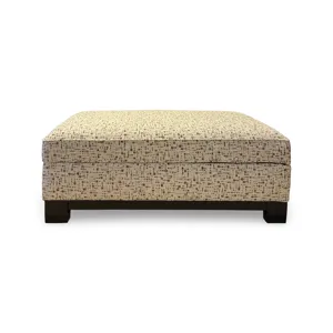 Kenton Patterned Storage Ottoman
