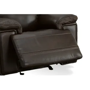 Fenwick Leather Power Gliding Recliner w/Power Headrest