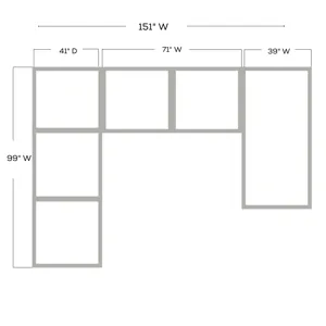 Middleton 3 PC Sectional