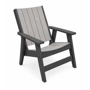 London Outdoor Lounge Chair - Seashell/Grey