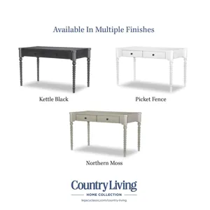 Vintage Market Turned Bobbin Leg Writing Desk