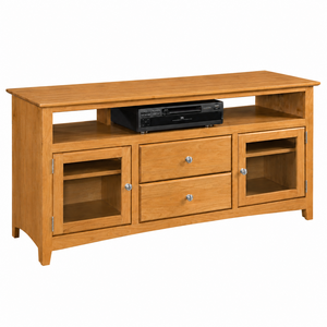 Shaker 61" Entertainment Console - Honey