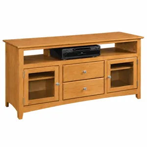 Shaker 61" Entertainment Console - Honey