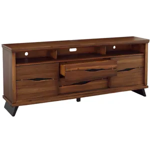 Live Edge Rustic 80" TV Console