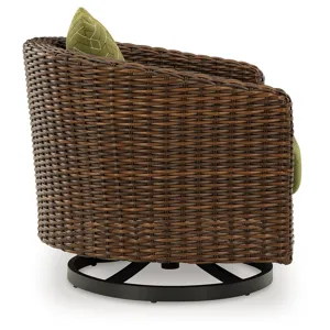 Horizon Hall Outdoor Swivel Lounge Chair with Cushion
