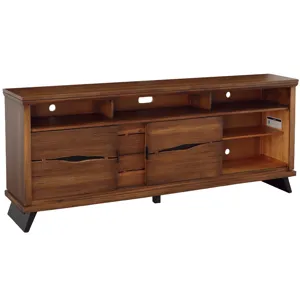 Live Edge Rustic 80" TV Console