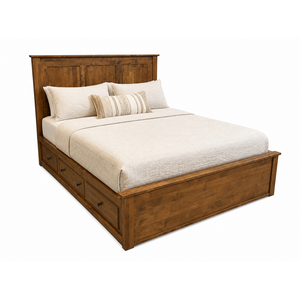 Shaker Queen Storage Bed - Tuscan Brown