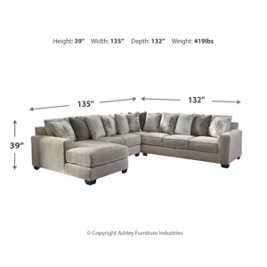 Ardsley 4-Piece Sectional with Chaise